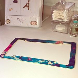 Little Mermaid License Plate Holder